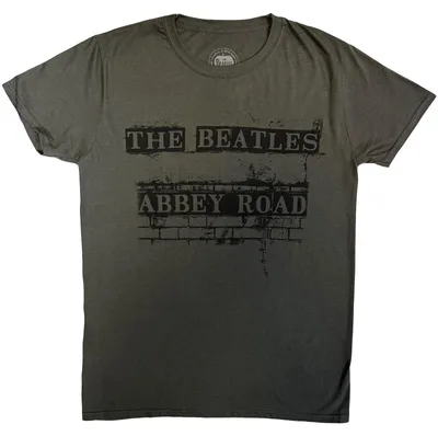 Produktbild von The Beatles Abbey Road Sign Grey L T-Shirt