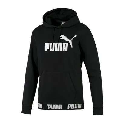 Produktbild von Puma Kapuzenpullover Herren schwarz grün, Größe:L, Farbe:Schwarz