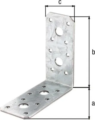 Zdjęcie produktu dla GAH Złącze kątowe Alberts 90 x 90 x 40 mm Liczba otworów 4/16 p.3 mm ETA-08/165 - 330408