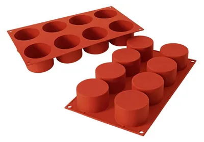 Produktbild von Silikon-Backform, 175x300x40 - 8 Formen