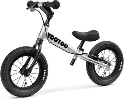 Produktbild von Yedoo Laufrad YooToo Kinderlaufrad Lauflernrad Balancebike 12 Zoll Räder silber