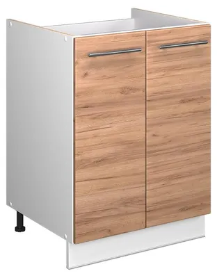 Zdjęcie produktu dla Szafka pod zlew Vicco Fame-Line Dąb goldkraft/Biały 60 cm, Model 65089