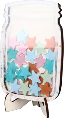 Image de Star Reward Jar, 30 tableaux de récompenses colorés -Star pour l'éducation