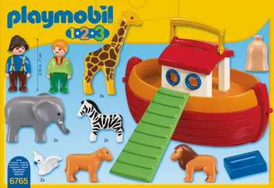 Image de PLAYMOBIL 6765 1.2.3. Mon arche de Noé à emporter