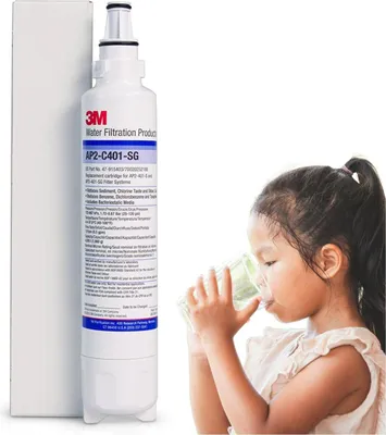 Immagine prodotto di Filtro acqua rubinetto 3M AP2-C405-SG per dispenser cucina, 0,5 micron, riduzione cloro e cisti, compatibile AP2 70020042902
