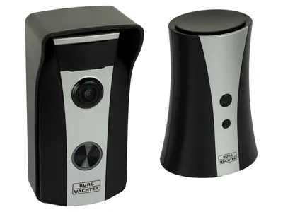 Immagine prodotto di BURG-WÄCHTER Door eGuard DG 8500, videocitofono WLAN, spioncino elettronico con campanello, telecamera e monitor, visione notturna fino a 5 m