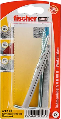 Produktbild von Fischer 2x Rahmendübel S 8 H RW - 52193
