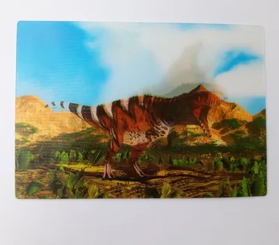 Produktbild von 3 D Ansichtskarte Dinosaurier, Postkarte Wackelkarte Hologrammkarte Tiere Tier Dinos
