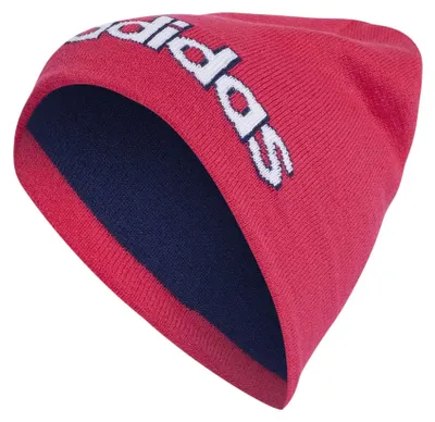 Imagen del producto de Gorro tipo beanie uni de Adidas, color rosa intenso/azul oscuro/blanco, talla L-XL