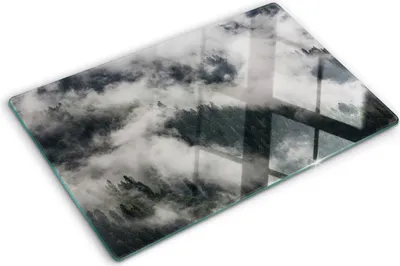 Imagen del producto de Cubierta para placa de cocina – Cubierta para placa de inducción – Placa de protección de vidrio – 80x52 cm – Placas de protección de vidrio para cocina – Vidrio templado – Acabado satinado