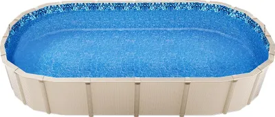 Obrázek produktu pro Bazénová vložka, odolný vinyl, určená pro oválné bazény 15x30 stop, překrytí 12x24 stop