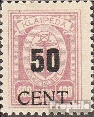 Produktbild von Briefmarken Memelgebiet 1923 Mi 199 gestempelt Aushilfsausgabe