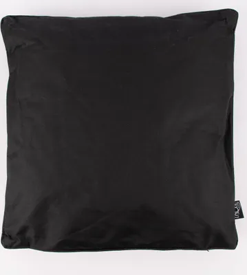 Produktbild von Outdoor Kissen mit Kederumrandung einfarbig schwarz 45x45cm