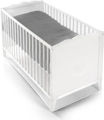 Produktbild von Kinderbett-Muggennetz - Wasmachinebeständiges, großes Netz für Babynutzung
