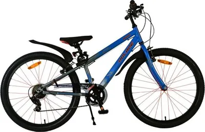 Produktbild von Volare Rocky Kinderfahrrad - 24 Zoll - Blau - 7 Gänge