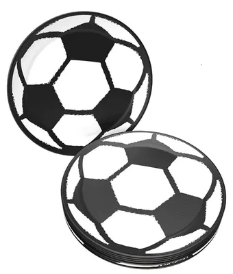 Produktbild von Fußball Goal Teller – 8er-Pack, Ø 23 cm, Pappteller für Kindergeburtstag & Party
