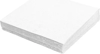 Immagine prodotto di Tovaglioli 33x33/50pz 2vr. bianco