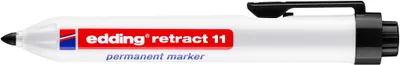 Zdjęcie produktu dla Edding 4-11001 Marker permanentny Retract 11 - 1,5 - 3 mm, czarny