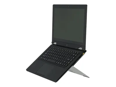Produktbild von R-Go Tools R-Go Riser Attachable Laptopständer, verstellbar, silber, Silber, Aluminium, 25,4 cm (10"), 55,9 cm (22"), 5 kg, 65 - 85 mm
