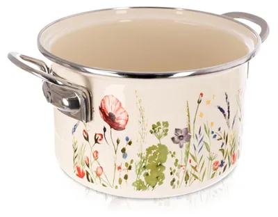 Obrázek produktu pro Orion | Hrnec na vaření - Ø 18 cm - Vhodný na indukci - Ocel - Smaltovaný hrnec 2l