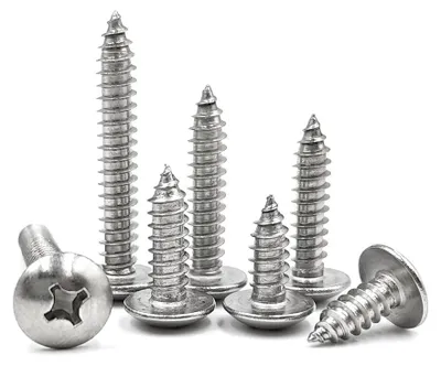 Productafbeelding van 20 Stuks M4 x 14mm Zelfschroevende Houtschroeven met Flenskop