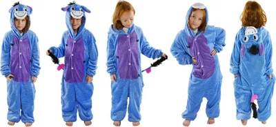 Zdjęcie produktu dla ZOLTA Jumpsuit Onesie dla dzieci - Miękka, przytulna piżama uni  - Ciepła piżama dla dziewczynek i chłopców - Kostium na imprezę i Halloween - Rozmiar S M L
