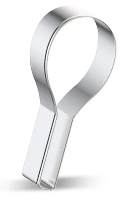 Tennisschläger-Ausstechform aus Edelstahl, 9,5 cm