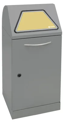 Image de Stumpf Tri des déchets Modul-Vario 60 gris alu structuré ProSlide-System 60l - 625-060-0-1-100