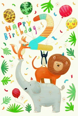 Produktbild von 2. Geburtstag Skorpion`s Art - Karte  mit Goldfolie und