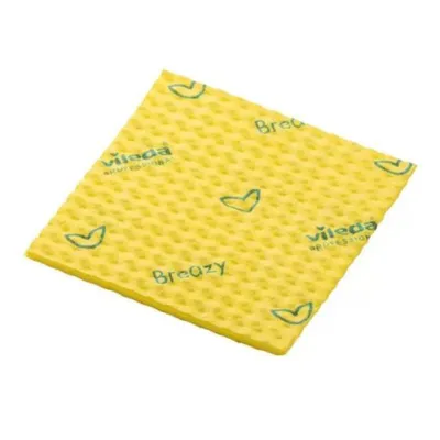 Produktbild von Vileda Breazy Kurzzeittuch, 35 x 36 cm, 25er Pack, gelb