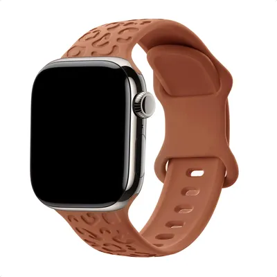Image de Bracelet en silicone imoshion imprimé panthère pour Apple Watch | 38/40/41/42 mm - Marron