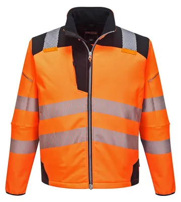 Produktbild von Portwest T402 PW3 Warnschutz-Softshelljacke Orange/Black Gr. M
