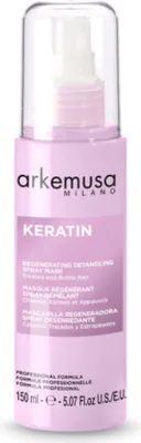 Obrázek produktu pro Arkemusa maska na vlasy ve spreji - 150 ml - Keratin - Regenerace - UV ochrana - Hydratace
