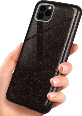 Produktbild von GLITTER-Case für Apple iPhone 12 / 12 Pro, Farbe:Glamour - Black