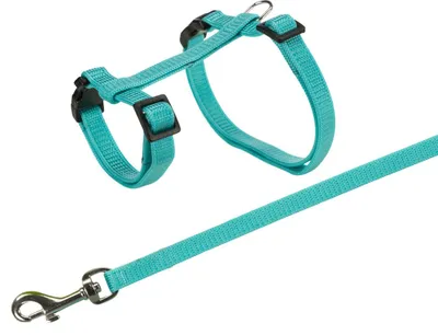 Produktbild von TRIXIE Geschirr mit Leine, Kaninchen, 25–44 cm / 10 mm, 1,25 m