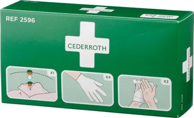 Zdjęcie produktu dla Zestaw masek oddechowych CEDERROTH 2Pa.Hds, 2 chusteczki czyszczące