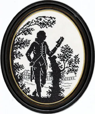 Produktbild von Eva Rosenstand, Kreuzstich-Muster "Silhouette", Zählmaschenmuster, 20x25 cm