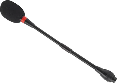 Productafbeelding van Zwanenhalsmicrofoon, heldere geluidsoverdracht, 25 cm podium voor conferentieruimtes, 4 gaten