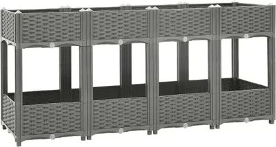 Produktbild von Design Möbel Hochbeet 160x40x71 cm Polypropylen - 2024 Neu