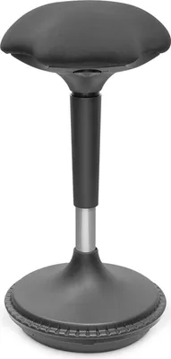 Produktbild von DIGITUS Sitzhocker / Stehhilfe höhenverstellbar scharz