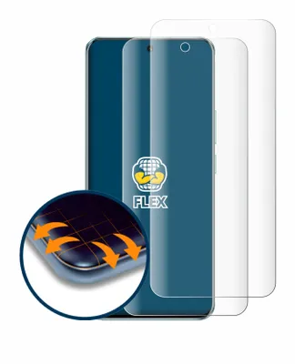 Produktbild von 2x BROTECT Fullscreen Schutzfolie für Honor 90 Displayschutz Folie Fullcover Klar Transparent