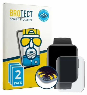 Produktbild von 2x BROTECT Fullscreen Schutzfolie für Dakofied D1B Displayschutz Folie Fullcover Matt Entspiegelungsfolie