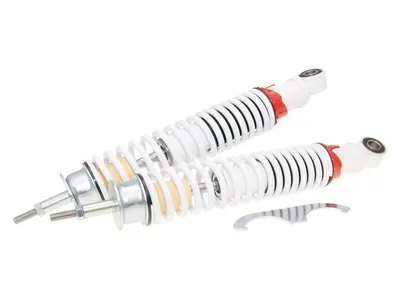 Produktbild von Stoßdämpfer Satz hinten Carbone Sport 320mm weiß für Vespa GT, GTS, GTV 125, 200, 250, 300