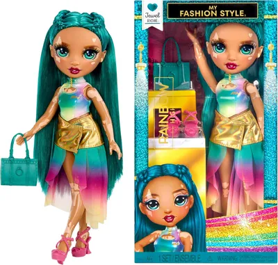 Produktbild von Rainbow High My Fashion Style Fashion Doll - Jewel Richie (Emerald), Modepuppe, Weiblich, 4 Jahr(e), Junge/Mädchen, 280 mm, Mehrfarbig, Grün