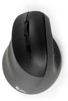 Zdjęcie produktu dla BakkerElkhuizen PRF Pro, Po lewej stronie, Projekt pionowy, Optyczny, RF Wireless + Bluetooth + USB Type-C, 2400 DPI, Czarny, Szary