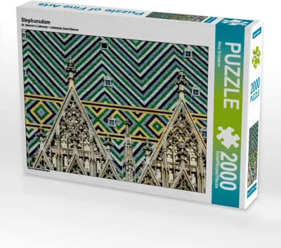 Produktbild von CALVENDO Puzzle Stephansdom 2000 Teile Puzzle quer | 2000 Teile Lege-Größe 90x67cm Foto-Puzzle für glückliche Stunden