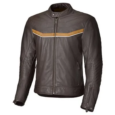 Image de Veste en cuir pour moto Held Heyden, marron/beige, 56