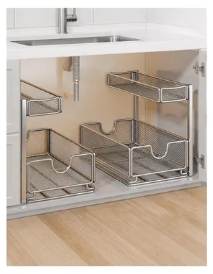 Immagine prodotto di Organizzatore per lavello a due ripiani con cassetto estraibile