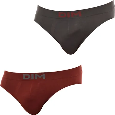 Produktbild von DIM 2er-Pack nahtlose Unno Basic Slips D05HG für Herren