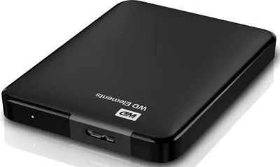 Produktbild von WD Externe Festplatte Elements Portable USB 3.0, 3TB, 2,5 Zoll, Farbe: Schwarz
